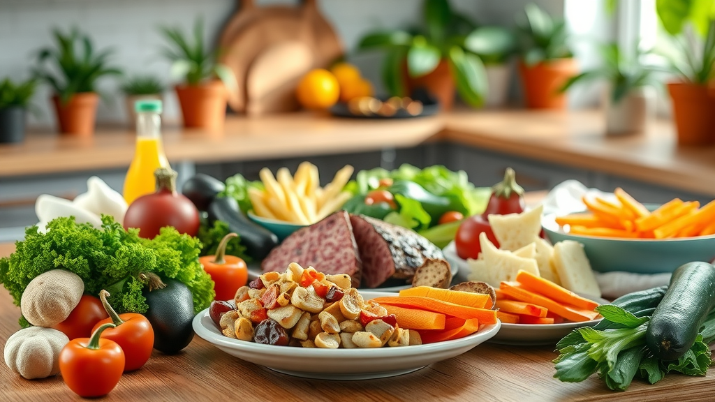 healthy meal with key nutrients for sibo and weight management