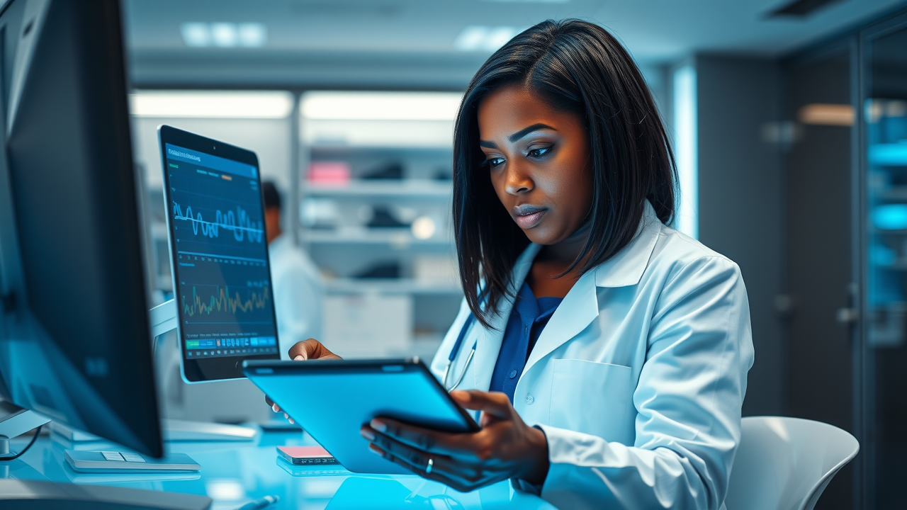 scientist examining does sibo cause weight gain medical data in lab