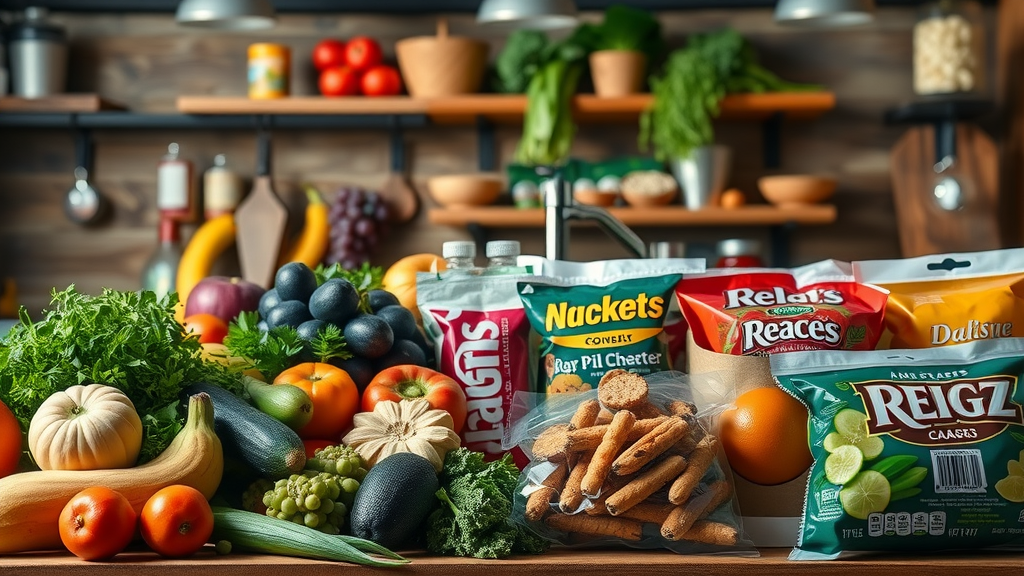 natural whole foods vs processed packaged foods, contrasting healthy diet options at home, processed food, weight loss at home remedies