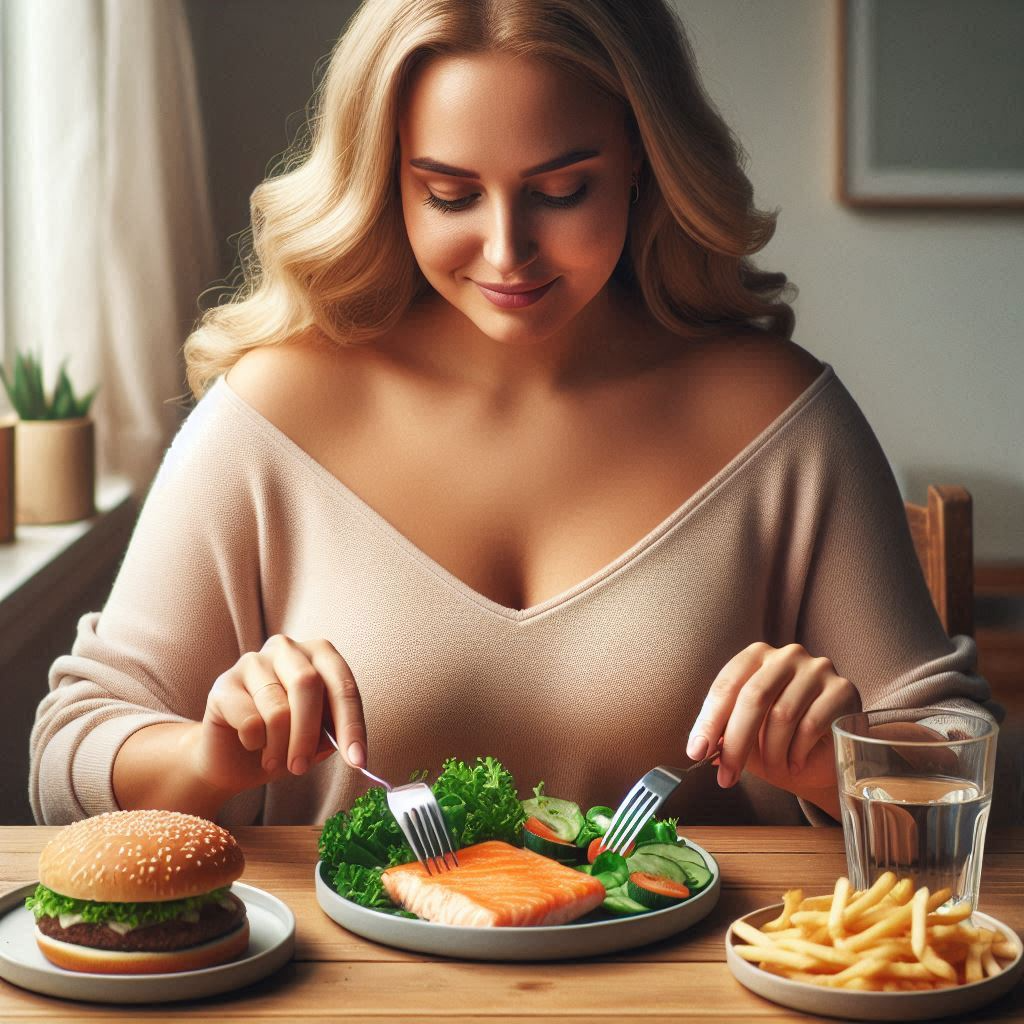 healthy food choices over fast food