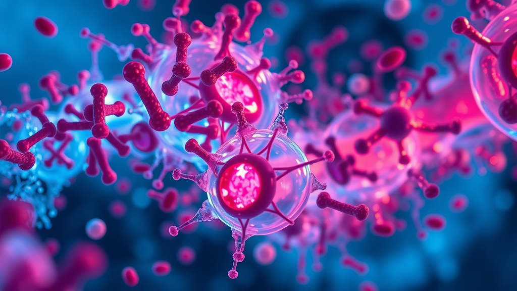 artistic illustration of gut bacteria imbalance and does sibo cause weight gain