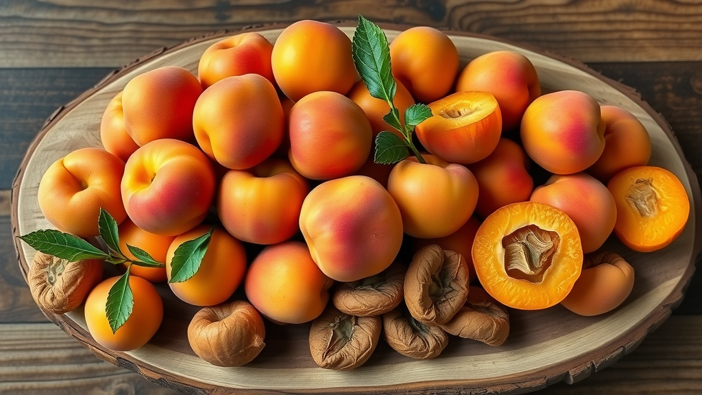 Nutritional comparison between fresh apricots and dried apricots for digestive health
