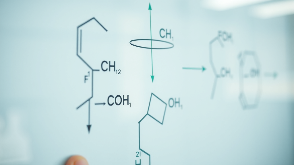 Scientific diagram of converting corn syrup to high fructose corn syrup showing molecular changes