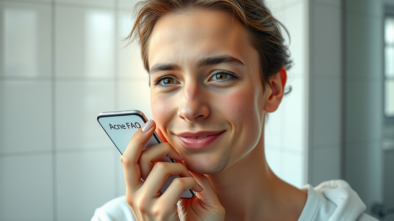 Realistic macro shot of inflamed, clogged skin pore—showing what causes acne