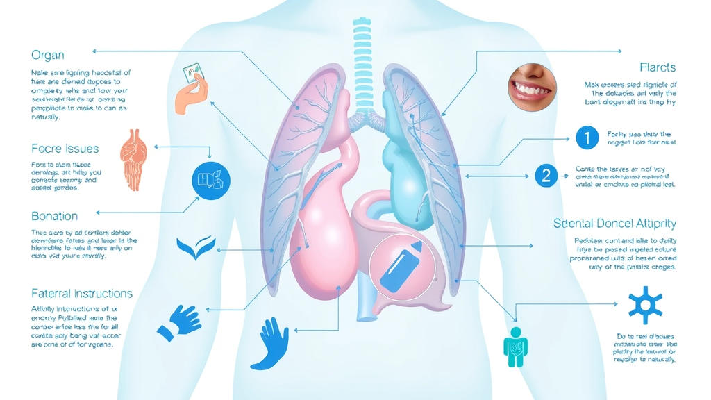 Informational graphic showing organs and tissues that can be donated in North Carolina donor registration