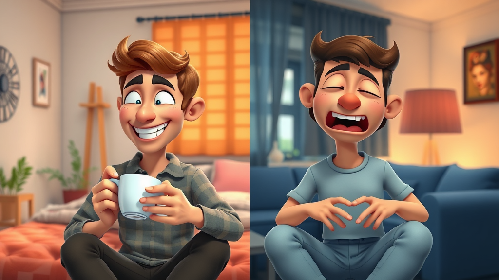 Early riser and night owl together, illustrating personalized strategies to get up early for all types.